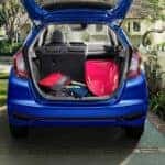 2020 Honda Fit being loaded with cargo