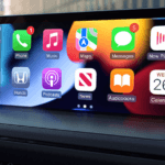 The interior of the 2023 Honda Accord showing its infotainment system on its touchscreen display