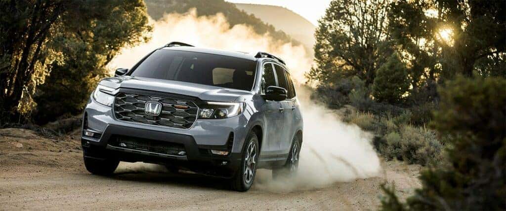 2023 Honda Passport on Dirt Trail