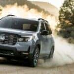 2023 Honda Passport on Dirt Trail