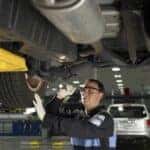 Car in Honda Service Bay