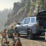 2025 Honda Pilot on a family camping trip