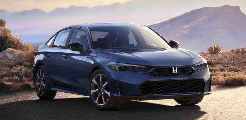 2025 Honda Civic Hybrid front angle