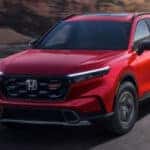 2026 Honda CR-V Hybrid driving on highway