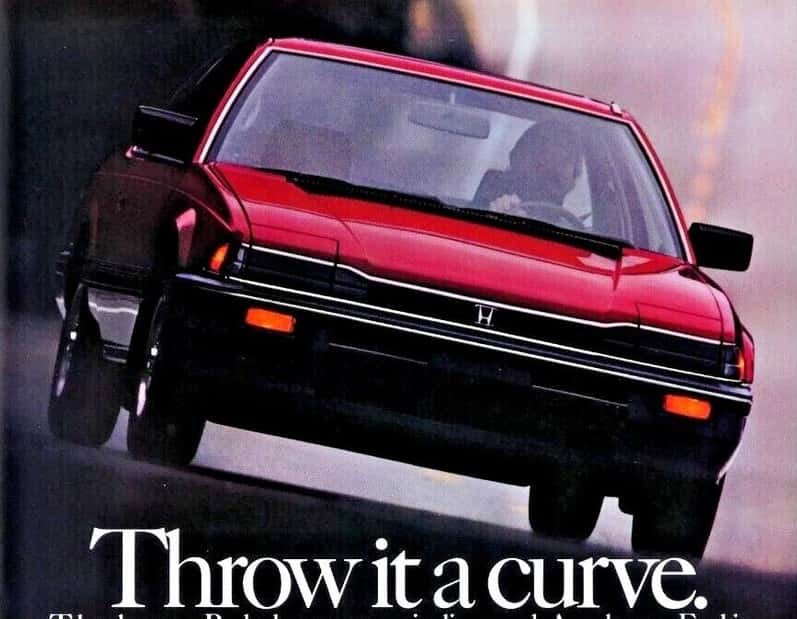 1980s Honda Prelude ad