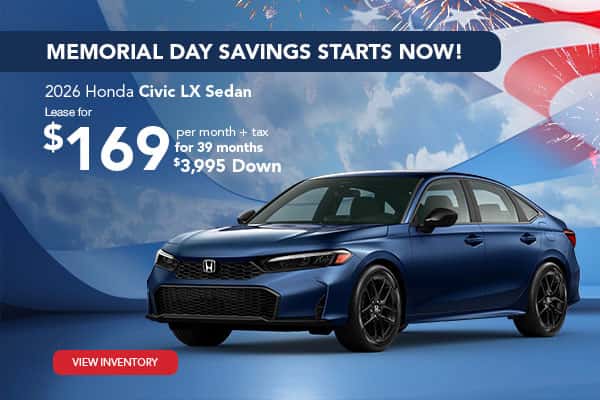 Honda Lease Deals | Honda Deals | Pacific Honda San Diego