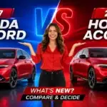 2027 Honda Accord vs 2026 Accord