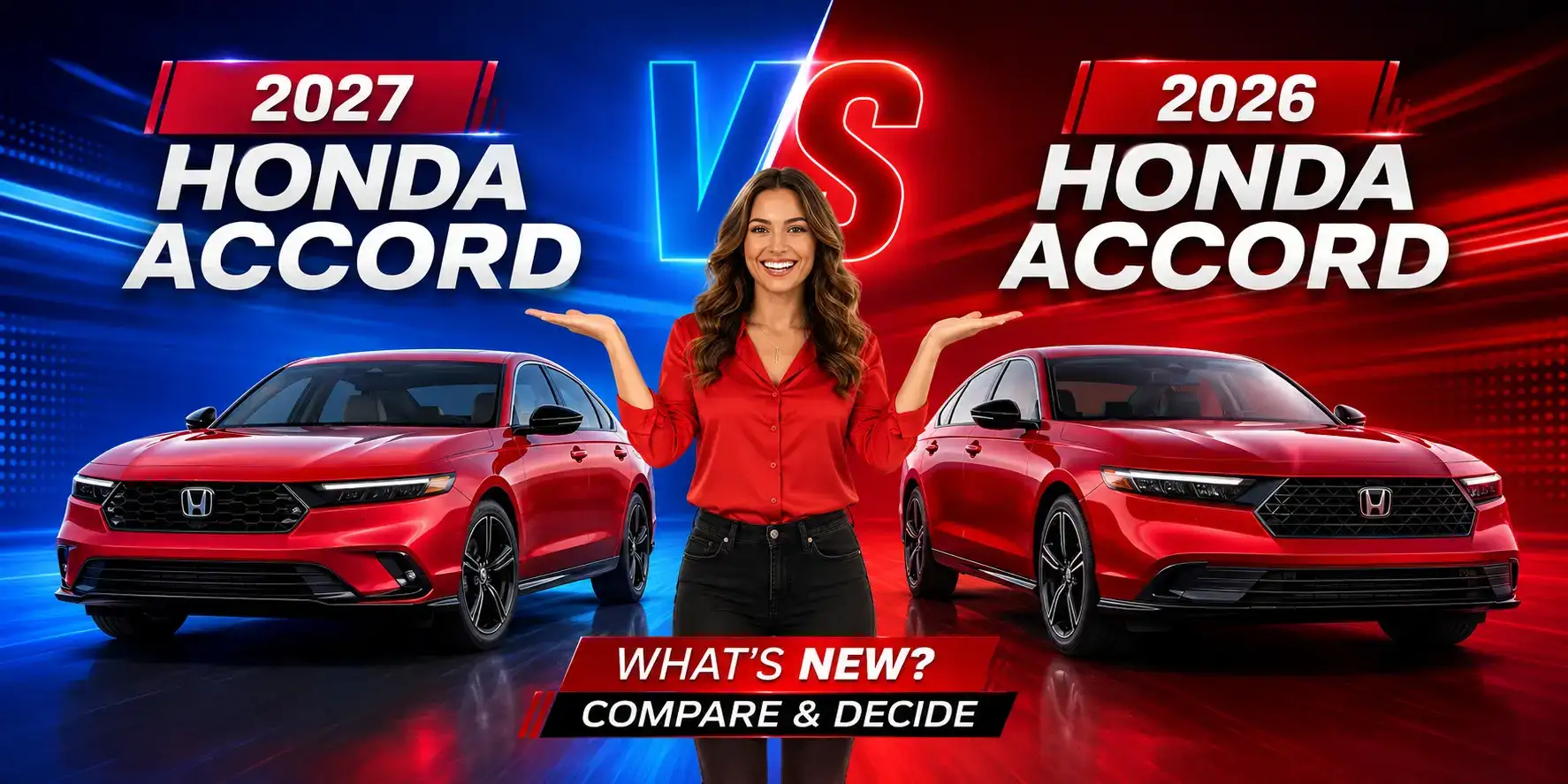 2027 Honda Accord vs 2026 Accord