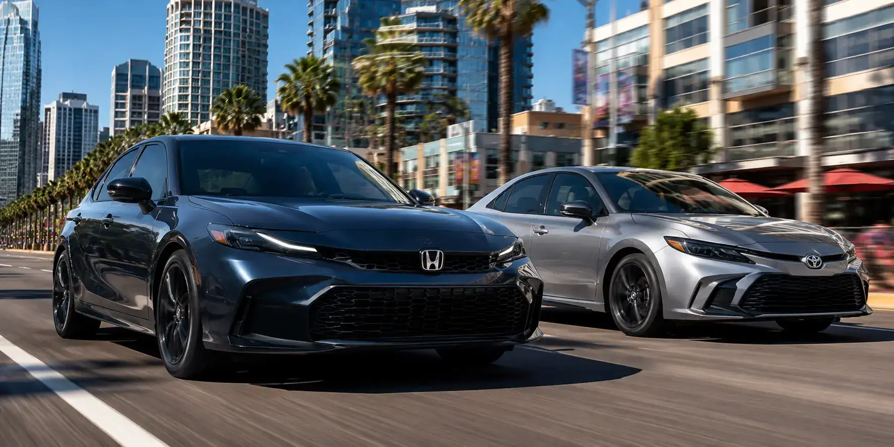 2027 Honda Civic vs Toyota Camry