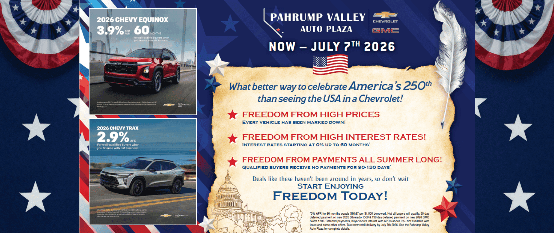 America 250 - Pahrump Auto PLaza