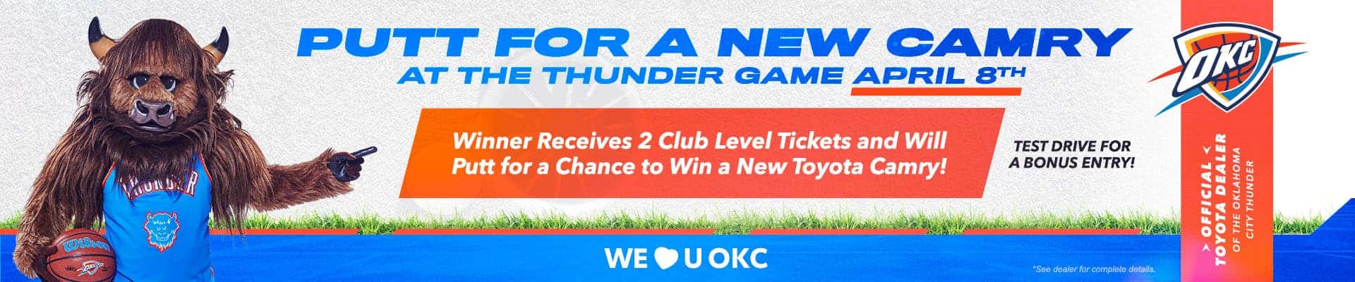 Thunder Tickets Giveaway