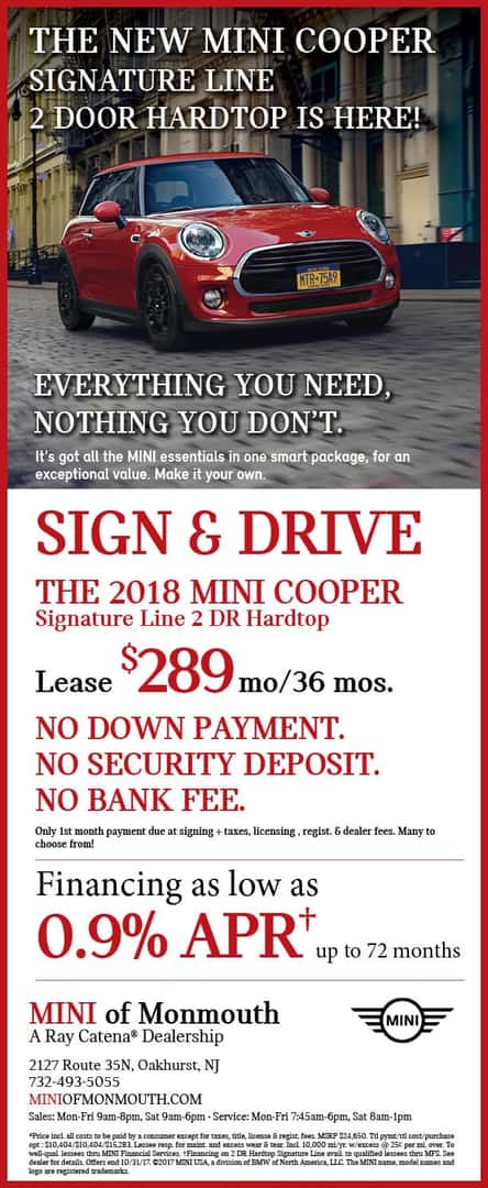 Sign And Drive Auto Sales >> Mini Of Monmouth Sign Drive Lease Event Ray Catena Auto Sign And Drive Auto Sales >> Mini Of Monmouth Sign Drive Lease Event Ray Catena Auto
