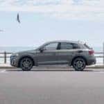Audi TFSI Plug In Hybrid charging by the ocean.
