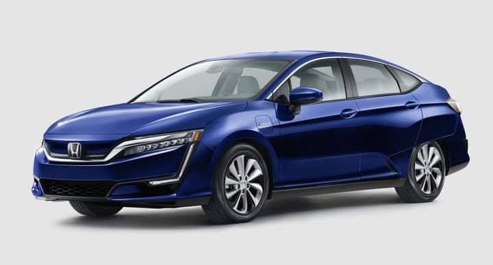 2017 Honda Clarity Electric Front Blue Exterior 2017 Honda Clarity Electric Front Blue Exterior