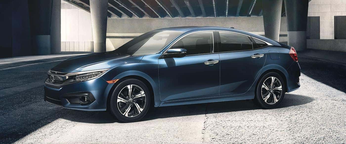 2018 Honda Civic Sedan Blue Side Exterior 2018 Honda Civic Sedan Blue Side Exterior