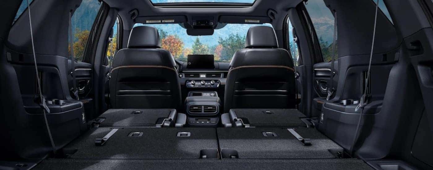 The rear opening of a 2025 Honda Pilot.