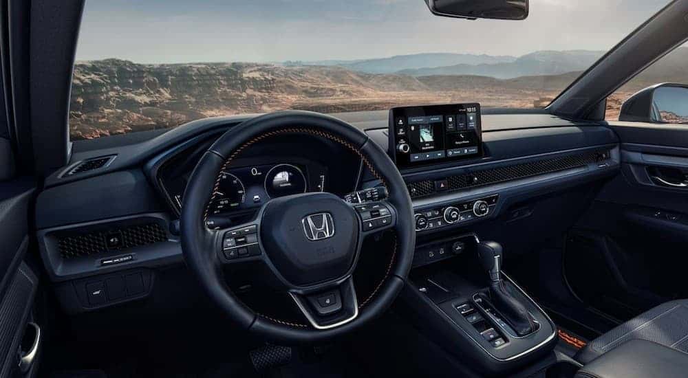 The black dash in a 2026 Honda CR-V for sale near Oak Ridge.