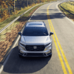 Silver 2026 Honda CR-V for sale near Morristown on a test drive