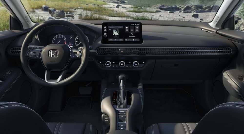 2027 Honda HR-V front interior with display screen