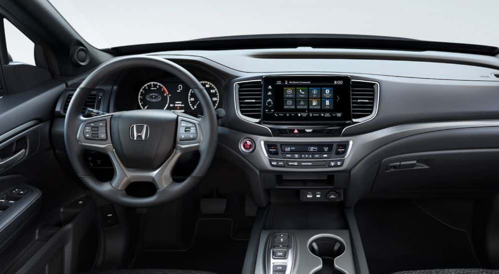 Interior view of a 2026 Honda Ridgeline.