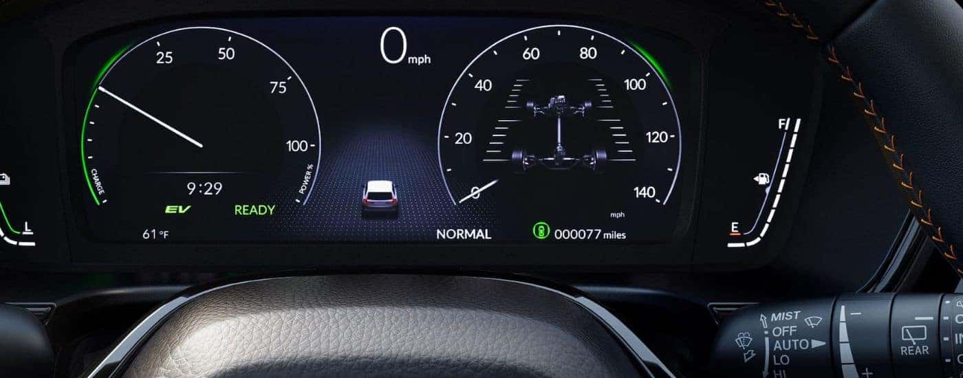 10.2-in Digital Instrument Cluster on a 2026 Honda CR-V Hybrid.