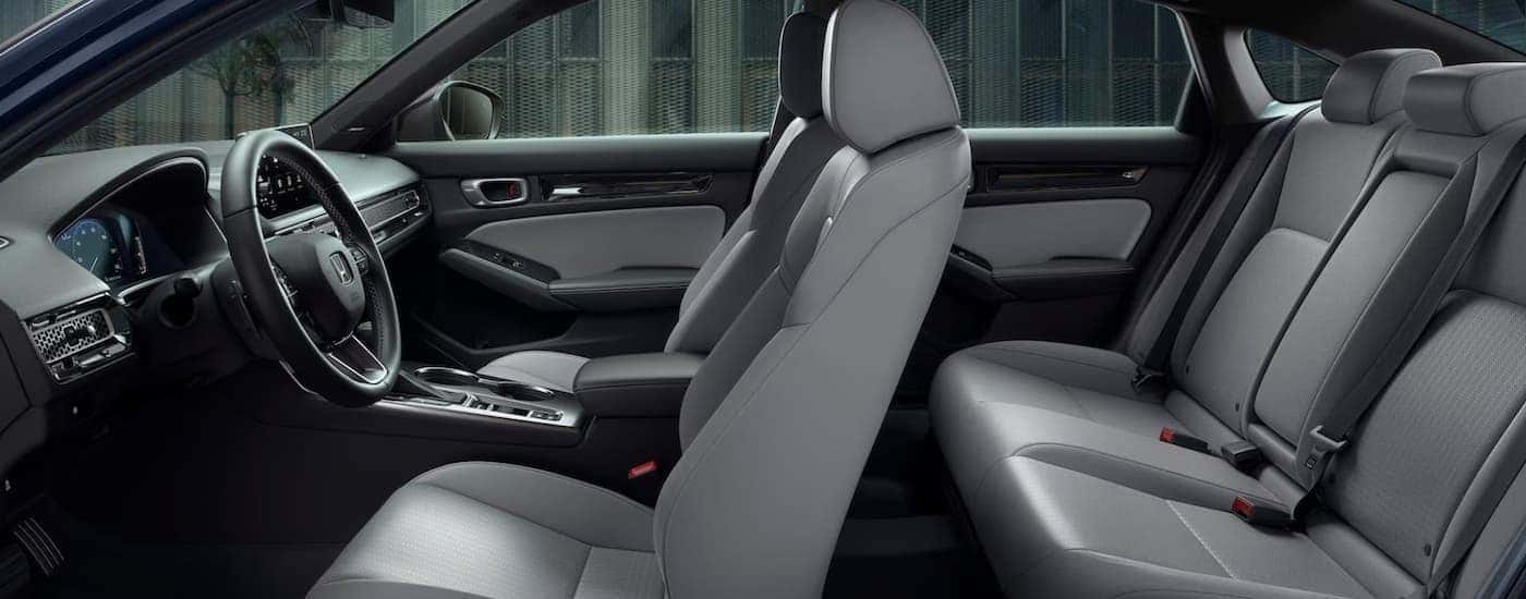 Gray interior in a 2026 Honda Civic.