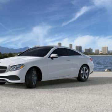 2018 Mercedes-Benz E-Class Coupe beach