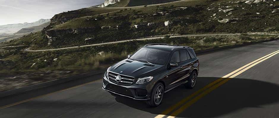 2019 Mercedes-Benz GLE driving on highway