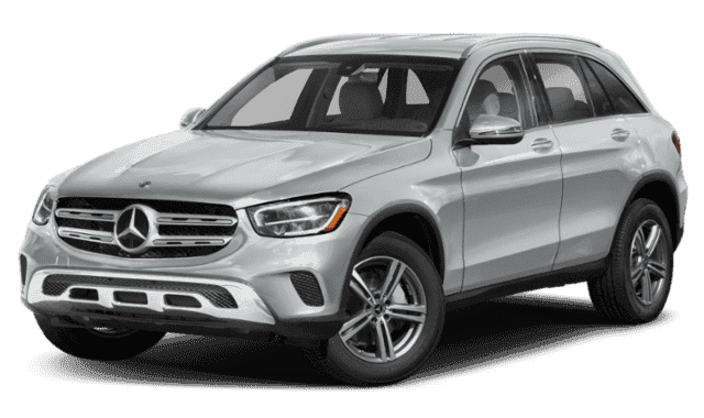 Silver-white 2020 Mercedes-Benz GLC