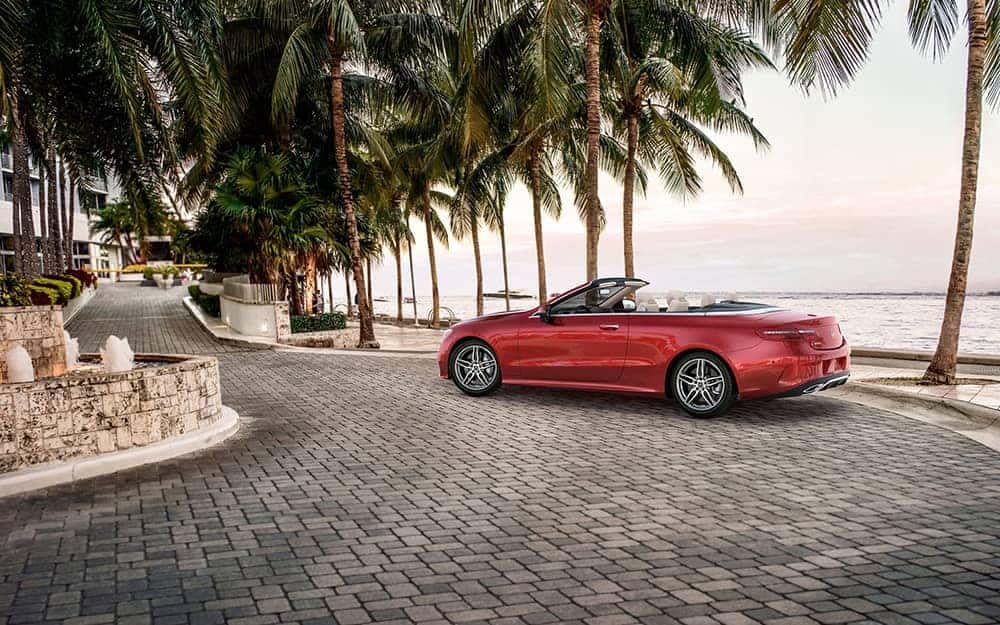 2020 MB E-Class Cabriolet Near The Ocean