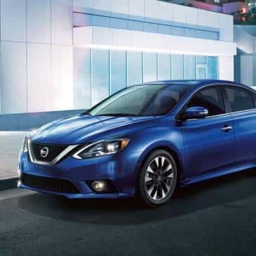 2017 Nissan Sentra blue exterior