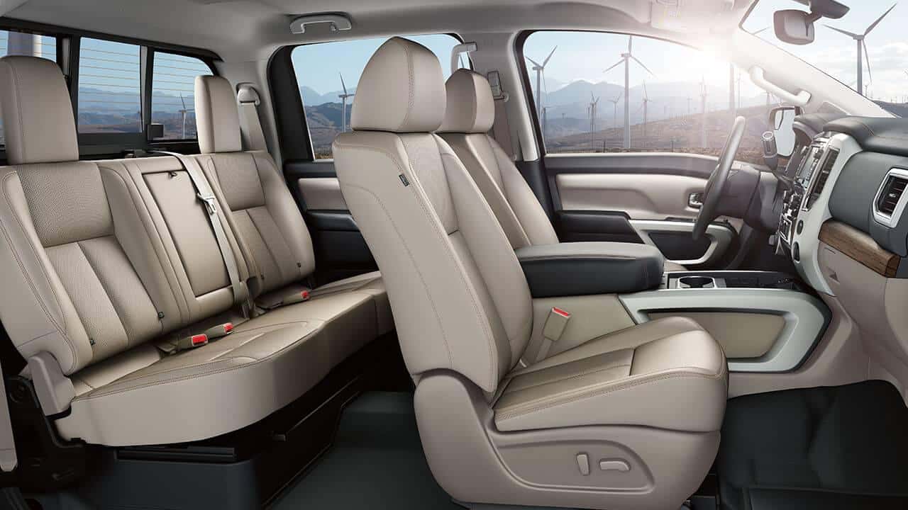 2017 Nissan Titan interior seating
