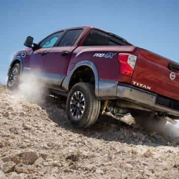 2017 Nissan Titan off roading