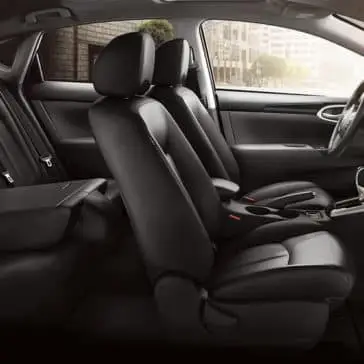 2018 Nissan Sentra rear folded seat