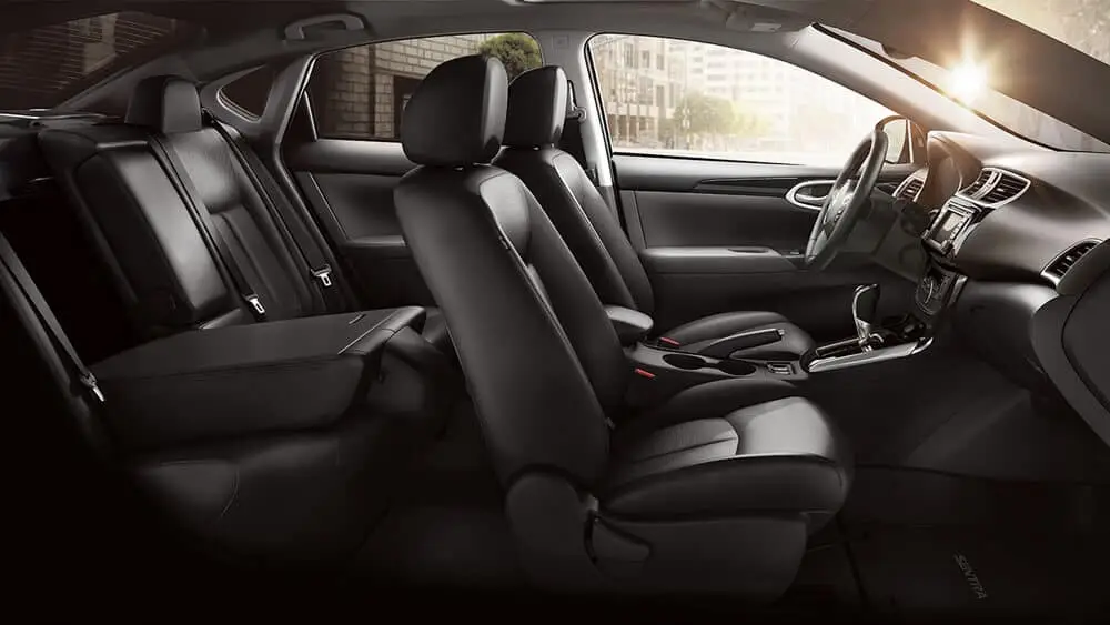 2018 Nissan Sentra rear folded seat