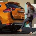 2018 Nissan Rogue bright orange exterior