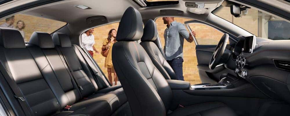 2020 Nissan sentra interior cross section