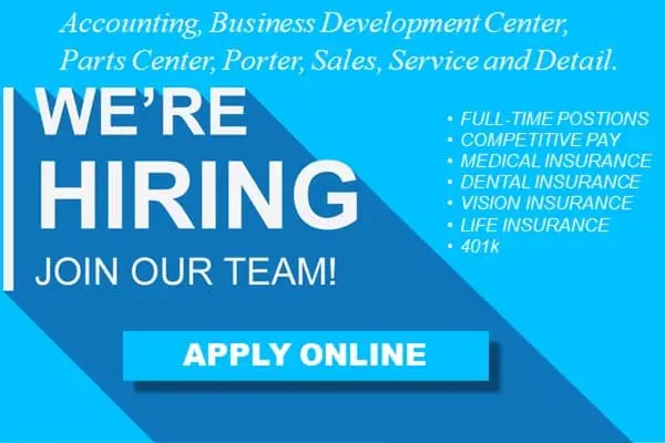 We're Hiring | Scott Evans Nissan