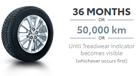 Toyota ECP Tire Road Hazard Warranty