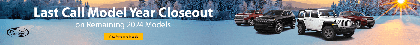Last Call Model Year Closeout on remaining 2024 models