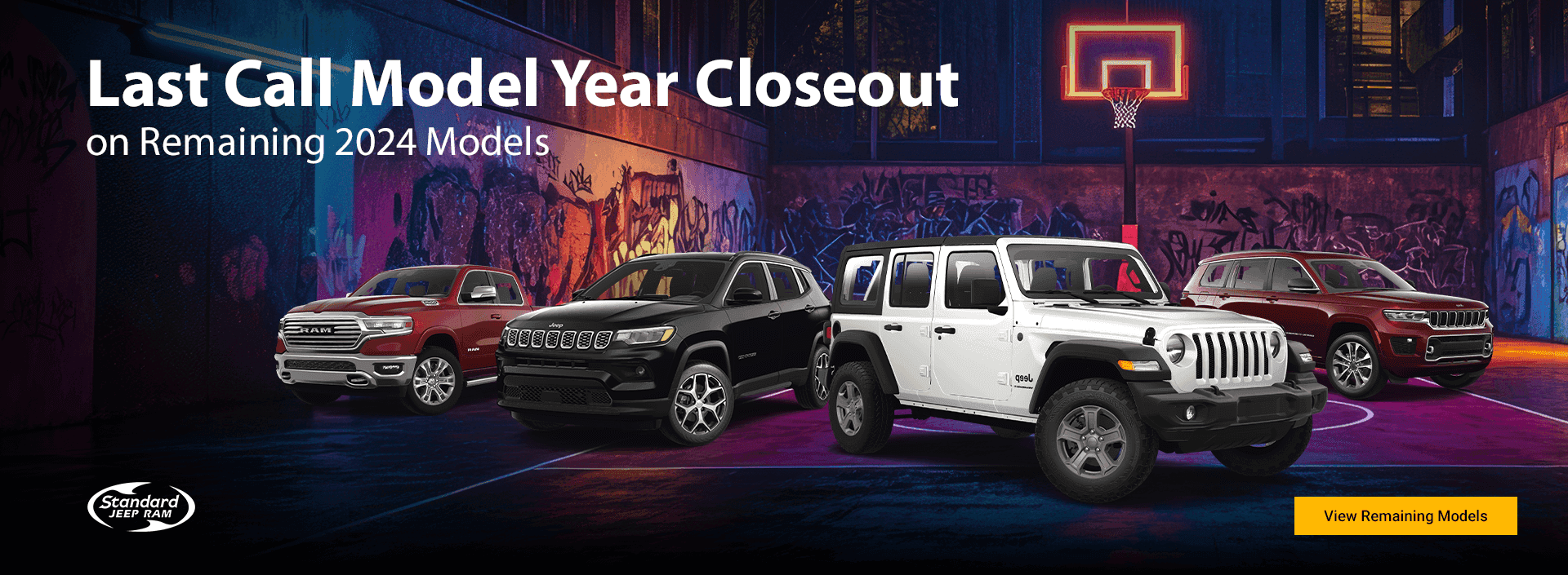 Last Call Model Year Closeout on Remaining 2024 Models
