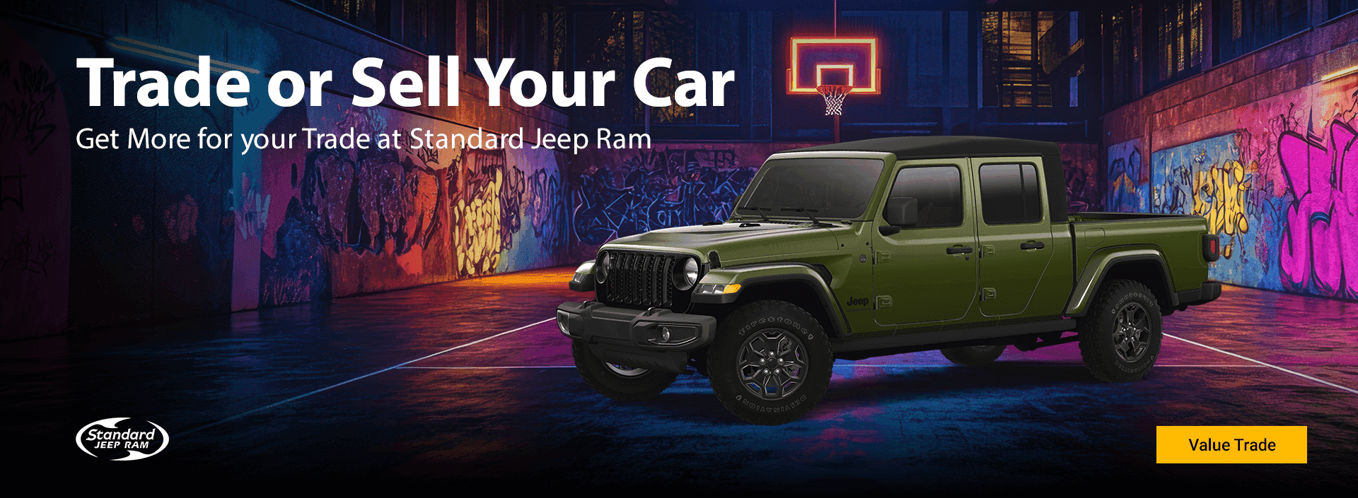 Trade or Sell Your Car Get More for your Trade at Standard Jeep Ram