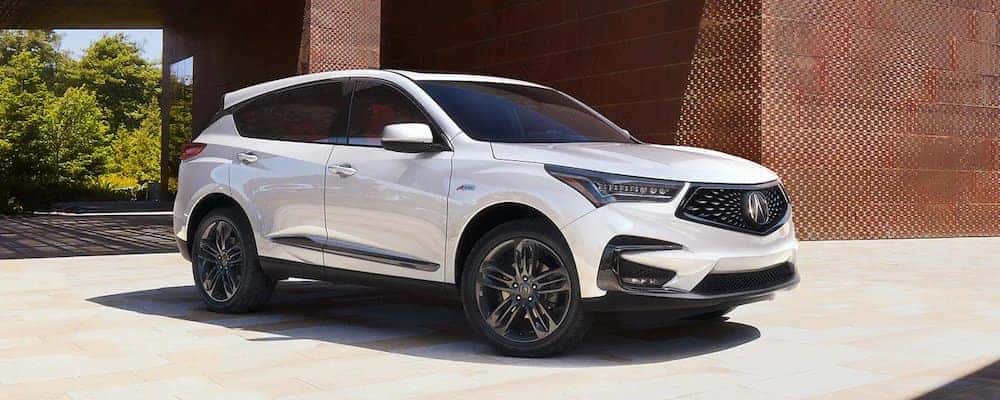 White 2020 Acura RDX Parked