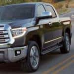 A 2019 Toyota Tundra driving down the road