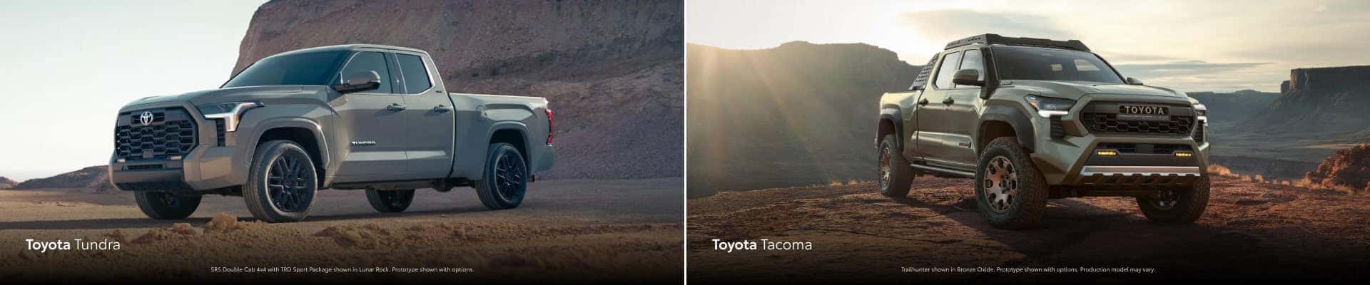 Toyota Tundra vs Toyota Tacoma