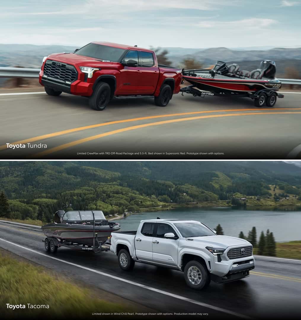 Toyota Tundra vs. Toyota Tacoma Towing