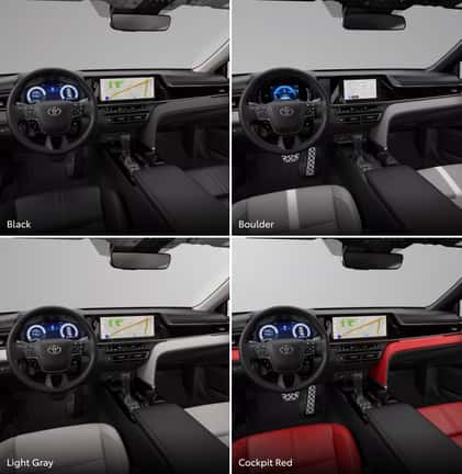 2025 Toyota Camry Interior Colors