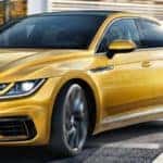 2019 Volkswagen Arteon rounding a street corner
