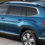 Blue 2019 Volkswagen Atlas parked in driveway