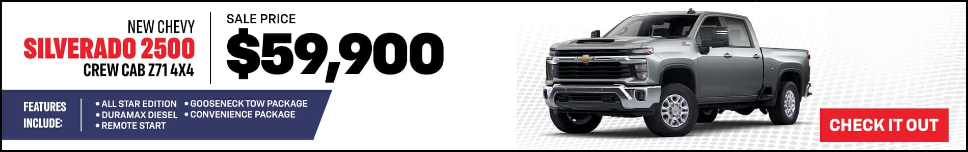 2024 Silverado 2500HD Crew Cab Z71 4X4 Promo